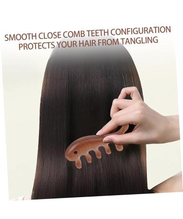 Marmerdo Fish-Shaped Wooden Massage Comb for Scalp - Ridge Design for Ultimate Relaxation | International Shipping - Buy Online on GoSupps.com