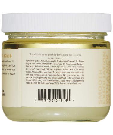 FarmHouse Fresh Brandy Pear Body Polish 13.6 oz. | Liquor Infused Formula - Buy Online on GoSupps.com