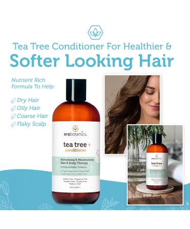 Era Organics Advanced Tea Tree Conditioner - Sulfate-Free for Dry Scalp & Hair Relief | For Men & Women - Buy Online on GoSupps.com