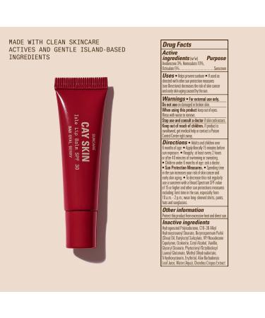 Cay Skin Isle Lip Balm Bad Gyal Berry SPF 30 | Hydrating Lip Gloss | Vanilla Brown Sugar | UV Protection - 0.35oz | Shop Internationally - Buy Online on GoSupps.com