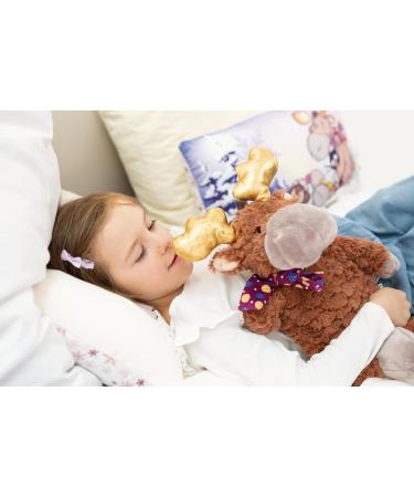 Nici 49334 Moose Thure 350ml - Sustainable Cuddly Toy & Cozy Heat Bottle for 10 Months+ | Plush Bed Bottle Brown 34cm - Buy Online on GoSupps.com