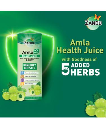Amla + 5 herbs juice by Zandu - Buy Online on GoSupps.com