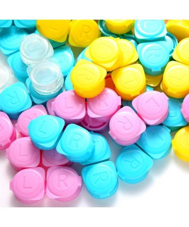 15-Pack Flip-Top Contact Lens Cases | Assorted Colors for Secure Storage | International Shipping Available - Buy Online on GoSupps.com
