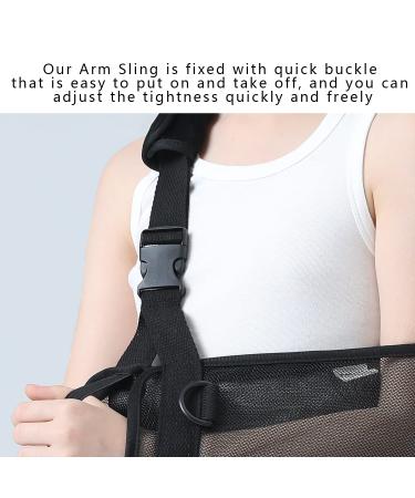 Fotgok Kids Mesh Arm Sling with Waist Strap - Child Size Shoulder Injury Support - Buy Online on GoSupps.com