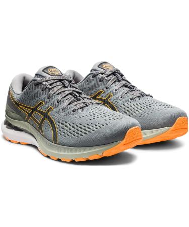 ASICS Men's, Gel-Kayano 28 Running Shoe - Wide Width - Size:  11 - Sheet Rock/Orange Pop - Buy Online on GoSupps.com