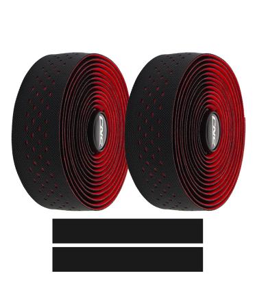 CNC Bike Handlebar Tape, Road Bicycle Bar Tapes, 2 Pcs Cycling Handle Wraps for Mountain Bike,Red