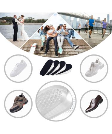 SOUMIT Height Increasing Insoles | Invisible Silicone Gel Cushions for Pain Relief | 2cm Lift for Women | Boost Self-Confidence - Buy Online on GoSupps.com