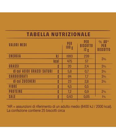 Pavesi Gocciole Caramel Set of 3 cookies with crunchy chocolate and caramel seeds 300 g - Buy Online on GoSupps.com