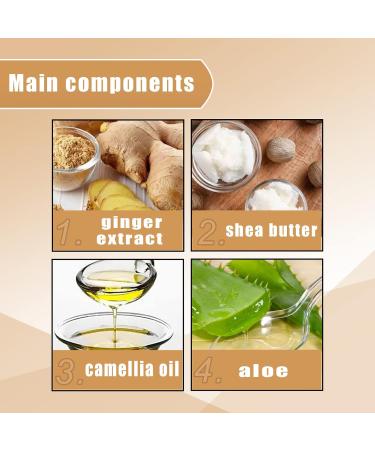 Ginger Shampoo Soap Hair Regrowth Shampoo Bar Anti Hair Loss Solid Shampoo Soap Repair Damaged Hair and Promote Hair Growth - Buy Online on GoSupps.com