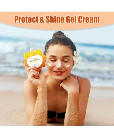 Sunscreen Lotion 50g Travel Size Sunscreen Lotion waterproof sunscreen makeup durable for swimming hiking traveling - Buy Online on GoSupps.com