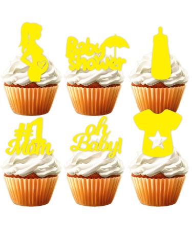 S-FX-0069 Ice Cream Fruit Dessert Cupcake Topper Colorful Glitter Happy Birthday Sensory Pop Game Theme Decor Supplies Baby Shower Boys Girls Birthday Party Decorations
