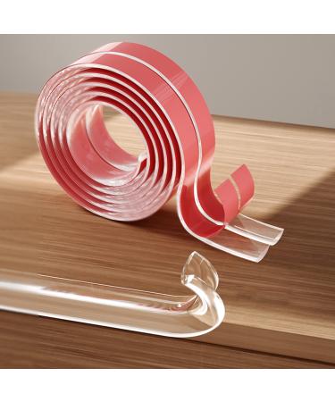 Edge protection baby transparent corner protection baby transparent adhesive strips edge protection self -adhesive silicone baby edge protection silicone baby edge protection for drawers cupboards (2m) 1 - Buy Online on GoSupps.com