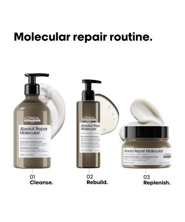 L Or al Professionnel Absolut Repair Molecular Hair Mask - Repair & Restore Extremely Dry Damaged Hair | Extra Hydration & Detangling Peptides Bonder - Buy Online on GoSupps.com