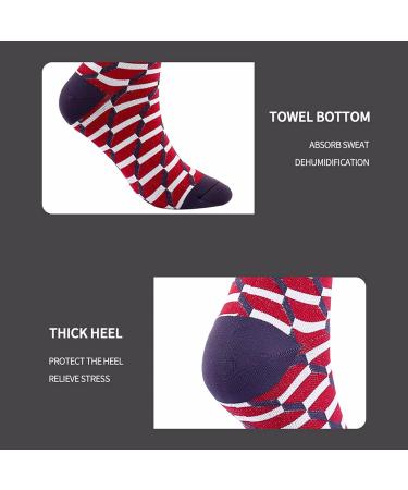 WSC Compression Socks for Men & Women - Striped Closed Toe Stockings for Edema & Pregnancy L/XL - Buy Online on GoSupps.com