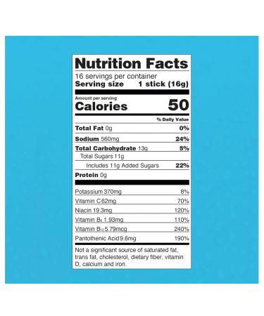 Lemon Lime Hydration Multiplier - Fast Hydration 16 Sticks (9.03 Oz) | Premium Electrolyte Drink Mix for Optimal Recovery - Buy Online on GoSupps.com