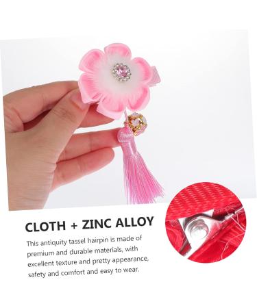 Amosfun 2 Pairs Hairpin Kids Barrettes for Hair Spring Festival Hair Clip Chinese New Year Hair Pin Hanfu Hair Barrettes for Girls Tassel Hair Clips Child Hairball Zinc Alloy - Buy Online on GoSupps.com