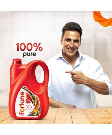  FORTUNE Fortune Kachi Ghani Mustard Oil 5 Litre Jar - Buy Online on GoSupps.com