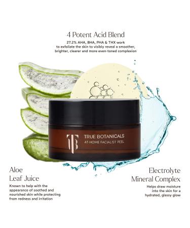 True Botanicals Facialist Peel | Non-Toxic Cruelty-Free Exfoliating Mask | Hydrate + Soothe Skin | MADE Safe (1 fl oz - Buy Online on GoSupps.com