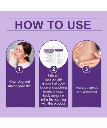 homomdy Neck creams for firming roller collagen firming lifting neck cream antiaging firming of sagging skin reduces wrinkles fine lines and double chin 3pcs - Buy Online on GoSupps.com