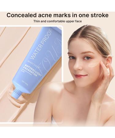 Flawless Hydrating Foundation Natural Clear Liquid Foundation and Concealer for Face Full Coverage Long Lasting Waterproof Tinted Moisturizer BB Cream Natural Beige 2.2 fl. oz - Buy Online on GoSupps.com