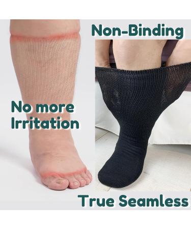 Shop Diabetic Socks for Men & Women | Non-Binding Seamless Toe Loose Fit - Comfort & Relief - Buy Online on GoSupps.com