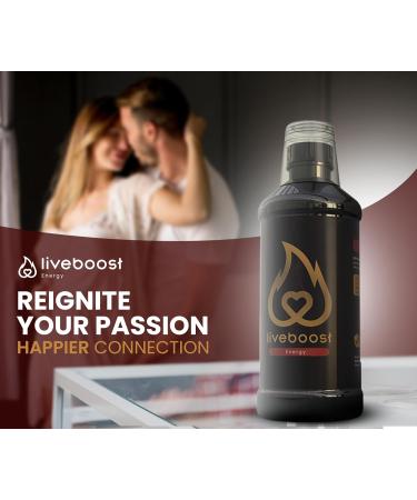 LIVEBOOST - Fast Acting for Men and Woman - Female & Male Supplement Natural Ingredients Supports Energy and Circulation Enhances Wellsness - 480ml - Buy Online on GoSupps.com