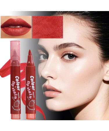 Matte Lipstick Marker: Vibrant Lip Tint That Lasts 12 Hours | Colorless and Non-Drying Lipstick Alternative for Makeup Lovers - Buy Online on GoSupps.com