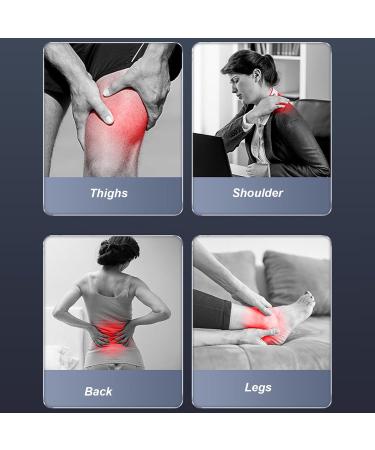 4-Head Deep Tissue Massage Gun | Handheld Electric Muscle Massager for Pain Relief | 5 Gears 2 Modes Wireless Quiet - White - Buy Online on GoSupps.com