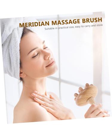 Fomiyes Wooden Hand Massager & Neck Massage Device | Body Brush Foot Massager & Massage Balls - Best for Relaxation & Pain Relief - Buy Online on GoSupps.com