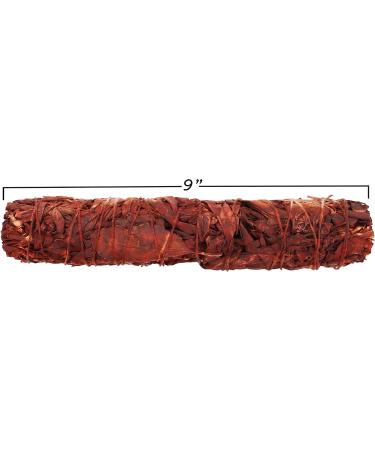 Dragon's Blood Sage Smudge Stick - 9 Inch for Home Cleansing & Energy Clearing | Smudging Wand with Smudge Guide - Buy Online on GoSupps.com