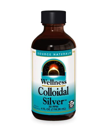 Source Naturals Wellness Colloidal Silver 30 ppm Supports Physical Well Being* - 4 Fluid oz
