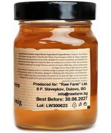 Organic Raw Wildflowers Bee Honey - 450g (Pack of 1) | Pure Farm Harvested Honey - Buy Online on GoSupps.com