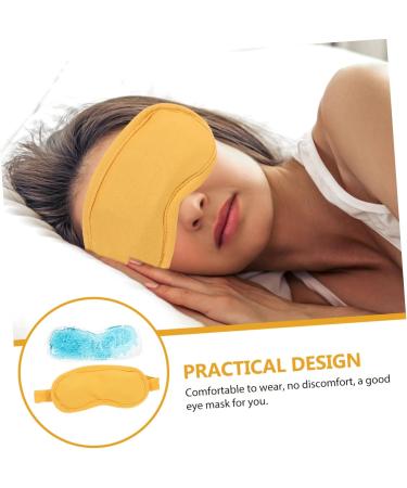 FRCOLOR 5 Sets Gel Eye Mask Hot & Cold Bead Eye Mask Ice for Eyes Eye Relief Eye Sleep Mask Eye Cooling Pad Gel Sleeping Eye Covers Eye Mask Cotton Travel Multifunction Goggles - Buy Online on GoSupps.com