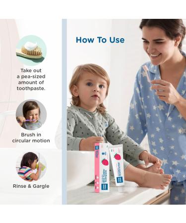 Mee Mee Toothpaste (Single Pack Strawberry - with Triple Calcium & Phosphate) - Buy Online on GoSupps.com