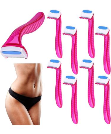 9Pcs Women Bikini Shaver Set - Portable Hair Removal Razor for Bikini Area | International Shipping Available - Buy Online on GoSupps.com