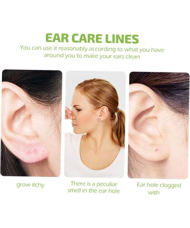 FRCOLOR 100pcs Ear Cleaning Nozzle Earwax Removal Kit Disposable Cleaning Tips for Boys and Girls Adults Transparent 3X1.2CM - Buy Online on GoSupps.com