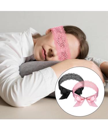 Thinp 2 Pcs Lace Eye Mask - Adjustable See-Through Blindfold for Women | Soft Sleep Mask for Masquerade & Valentine's Day - Buy Online on GoSupps.com