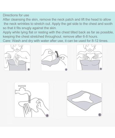 Chest Wrinkle Pads Silicone Chest Wrinkle Patches Sleeping Reusable Firming Beauty T Shaped Silicone Chest Pads for Neck and Shoulder Moisturizing - Buy Online on GoSupps.com