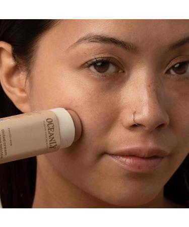 ATTITUDE Oceanly Tinted Face Cream Stick SPF 15 | EWG Verified Vegan Plastic-Free Unscented Suncare - Buy Online on GoSupps.com