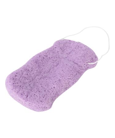 Konjac Sponge Baby Sponge for Bathing Body Sponges for Shower Long Wave Type Big Size Body Konjac Wash Face Flutter Facial Body Care Sponges Dry (Long Waves Purple (Dry))