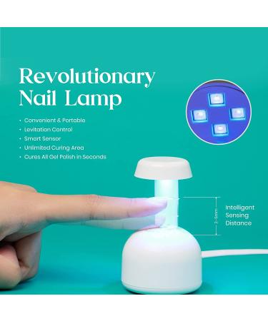 Beetles Easy Gel Tips Nail Extension Kit - 2-in-1 Glue Gel Base, Medium Almond Nails & UV LED Lamp - Buy Online on GoSupps.com