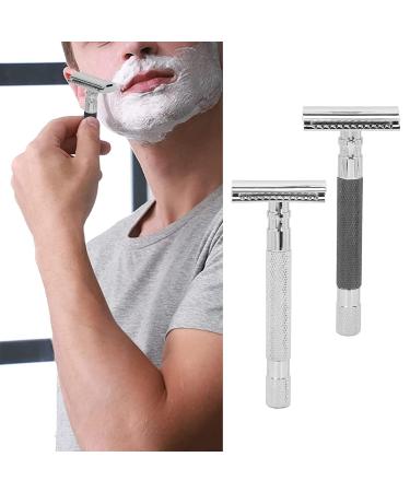 NSXAYIWE Dual Purpose Razor - Double Cutting Safety Razor for Men | Old-Fashioned Manual Iron Razor | Zinc Alloy Quality - Buy Online on GoSupps.com
