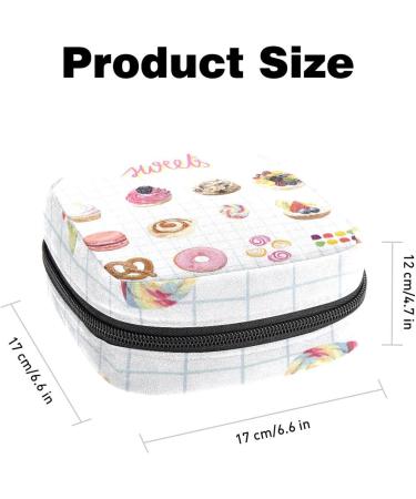 Women's Bonds Storage Pockets Stillpad Halter - Portable Period Kit Bag | Watercolor Design | Feminine Products for Girls - Buy Online on GoSupps.com