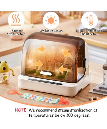 10 Pcs Boys Dummy Clips with Silicone Adapter | Baby Pacifier Holder Straps for Teething Toys - Orange - Buy Online on GoSupps.com