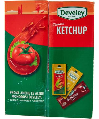 DEVELEY Tomato Ketchup Classic Scatolo100 Single Serving 15 ml - Buy Online on GoSupps.com