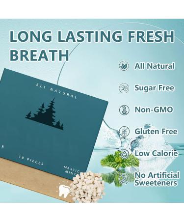 Underbrush Remineralizing Chewing Gum Remineralizing Chewing Gum Sugar-Free Long Lasting Chewing Gum for Teeth & Gum Health Toothpaste Whitening Gum of Gods Mastic Gum - Buy Online on GoSupps.com