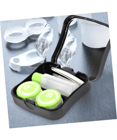 Solustre Contact Lens Case - Cute Small Animal Design Space-Saving Clear Holder for Travel & Storage - Buy Online on GoSupps.com