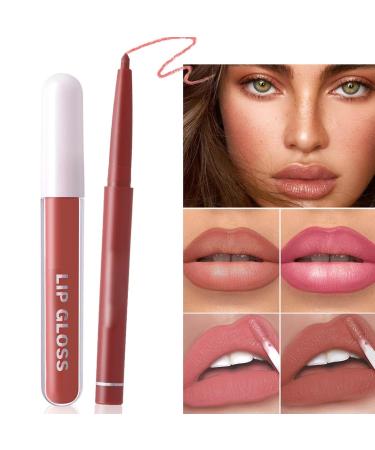 Lipstick pencil combo set lipstick kit matte lipstick kit smudge-proof lip colours essential lip gloss lip colour combination lip makeup kit lip gloss - Buy Online on GoSupps.com