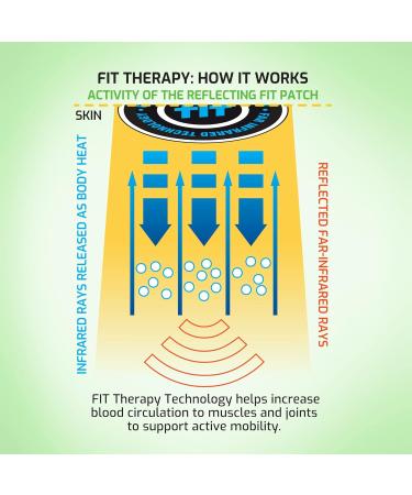 JointFlex FIT Therapy Far Infrared Lower Back Patch - 3 Pack, Drug-Free, Water Resistant, Long Lasting Mobility Support - Buy Online on GoSupps.com