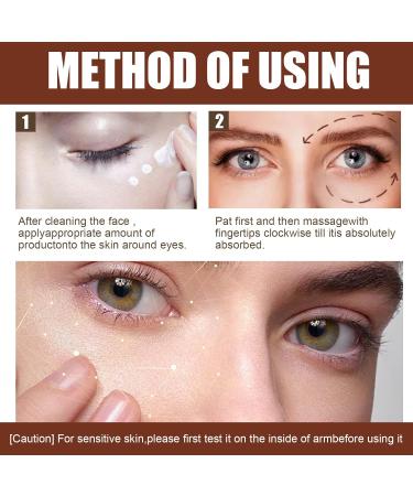 Collagen Retinol Under Eye Cream | Anti-Aging Solution for Dark Circles & Puffiness | Smooth Fine Lines - 0.7 oz - Buy Online on GoSupps.com